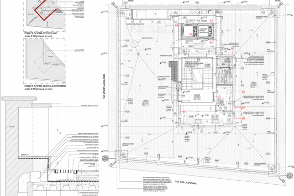 3disegni di progetto Hotel Locarno Roma