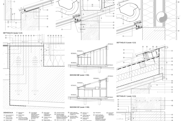 7Disegni di progetto elaborati di studio Ospedale Pediatrico Bambino Gesu Fiumicino